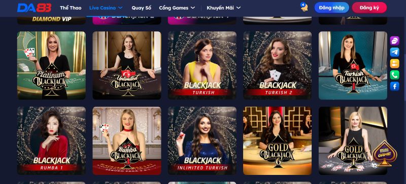 Game bài với Dealer điều khiển vô cùng hấp dẫn
